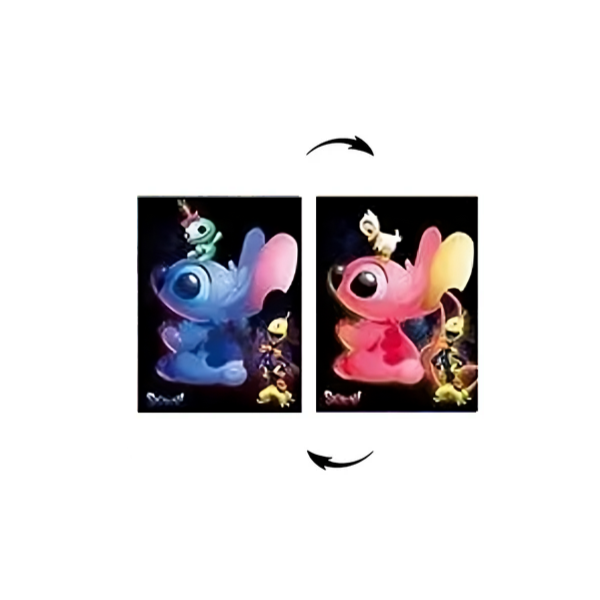 Plakat 3D Lilo i Stitch