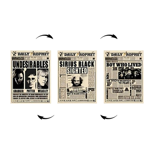 Plakat 3D Harry Potter