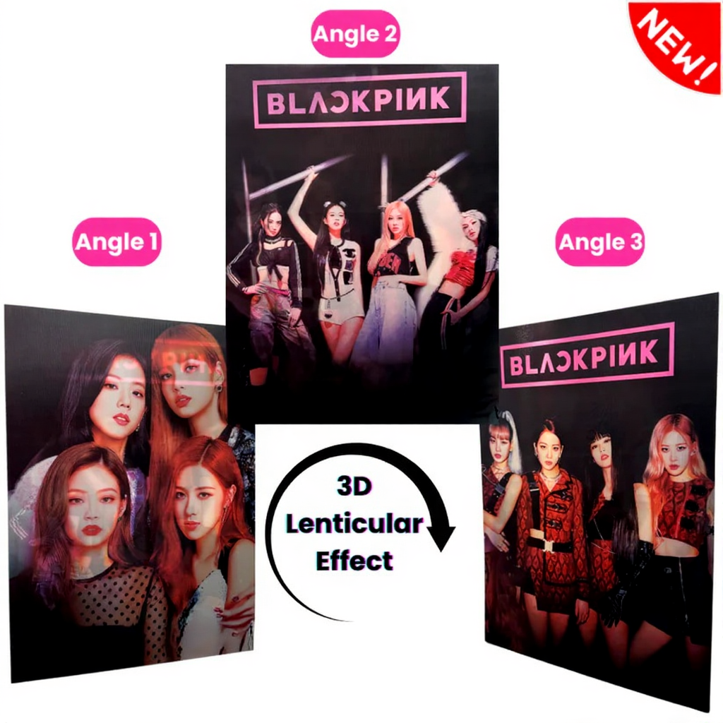 Plakat 3D BLACKPINK
