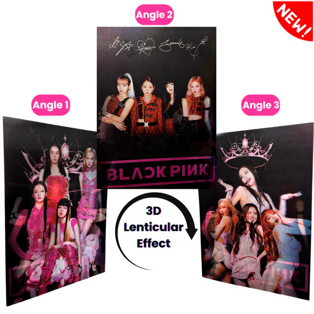 Plakat 3D BLACKPINK