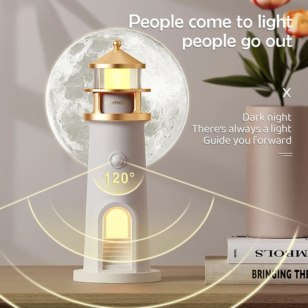 Lighthouse Moon Lamp