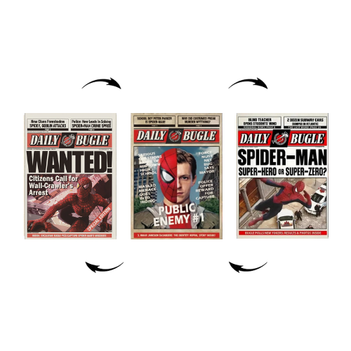 Plakat 3D Spider-Mana