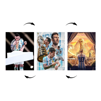 Plakat 3D Lionela Messiego