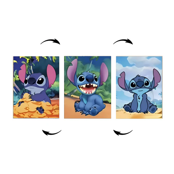 Plakat 3D Lilo i Stitch