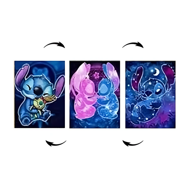 Plakat 3D Lilo i Stitch