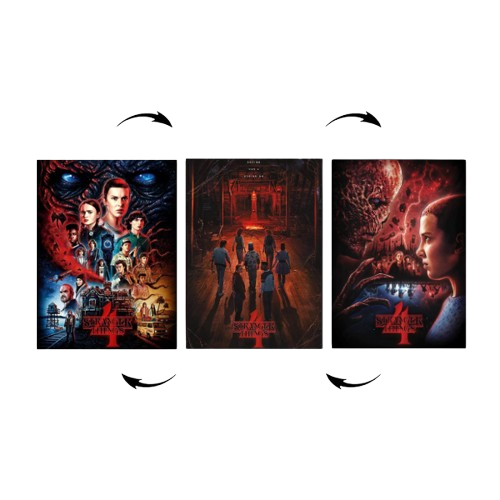 Plakat 3D Stranger Things