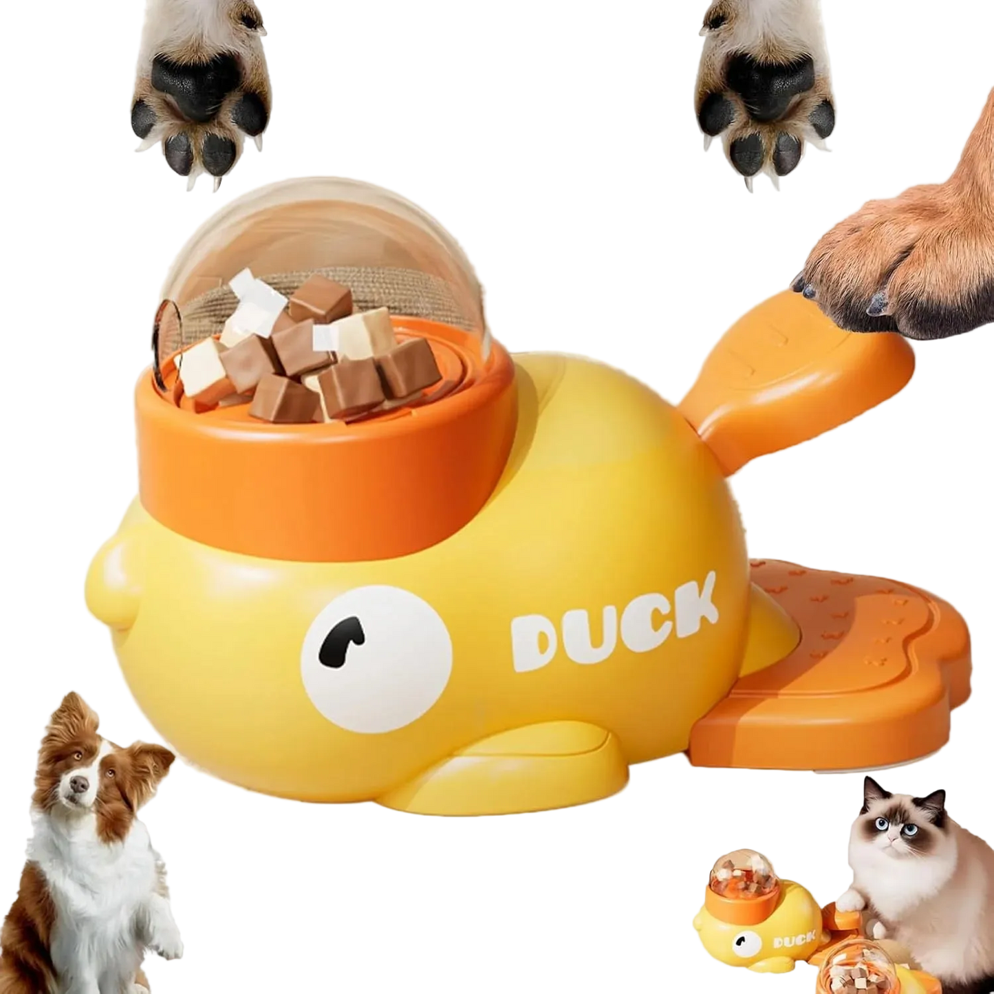 Duck Pet Treat Dispenser